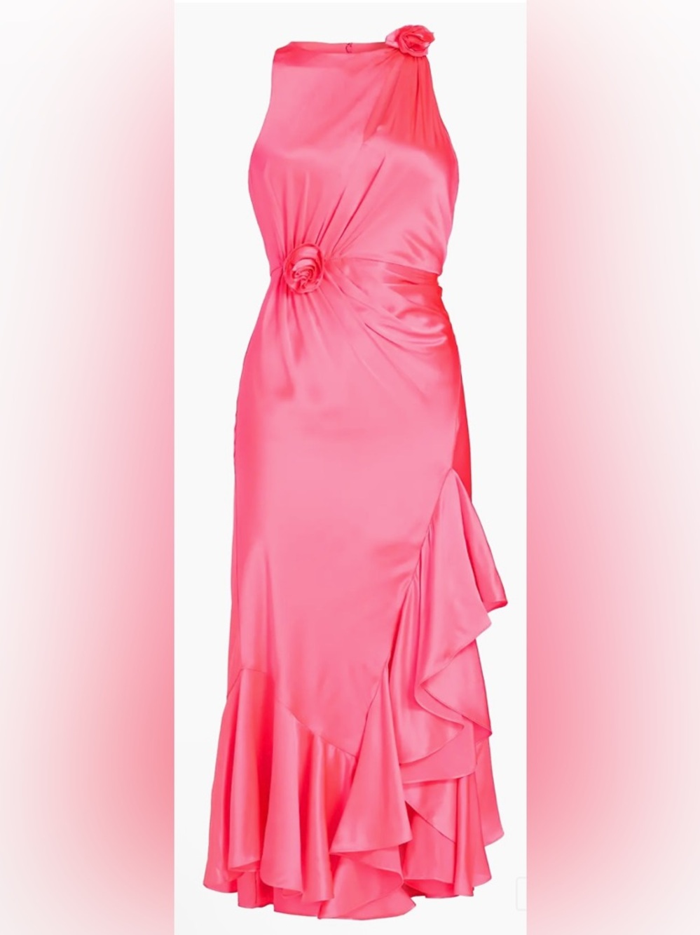 New Cinq a Sept Cates Asymmetrical Silk Dress size 16